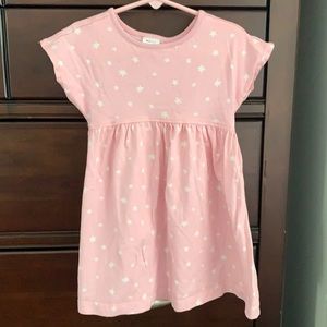 Hanna Andersson organic star cap sleeve dress